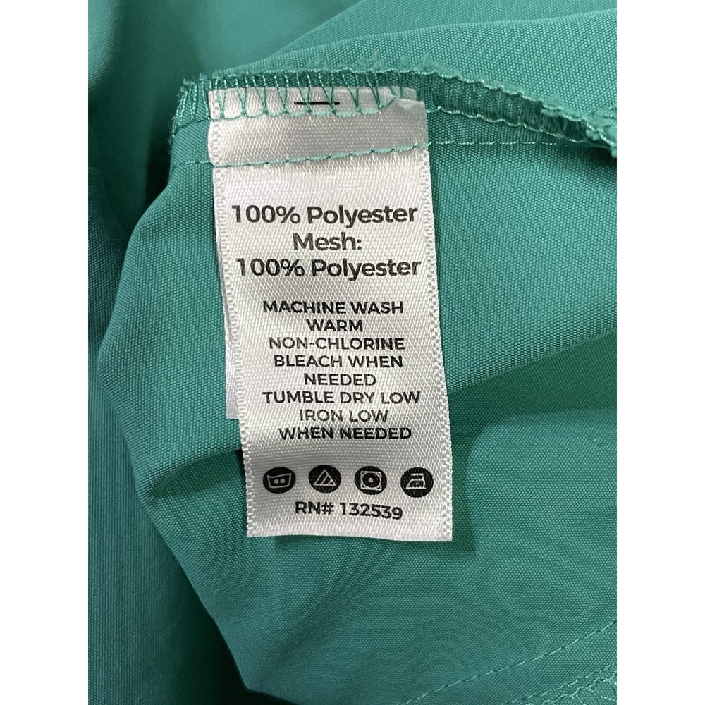 Medelita scrub top, BLUE/GREEN, women's‎ size S VISTA 210971 EUC - Picture 3 of 7
